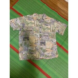 Paradise Bay VTG Floral Print Hawaiian Shirt XL